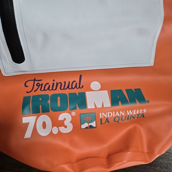 Trainual Ironman 70.3 Indian Wells Quinta Orange Triathlon Waterproof Dry Bag - Picture 2 of 10